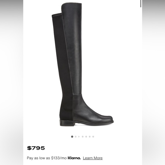 5050 Stuart weitzman leather boots - Picture 2 of 5